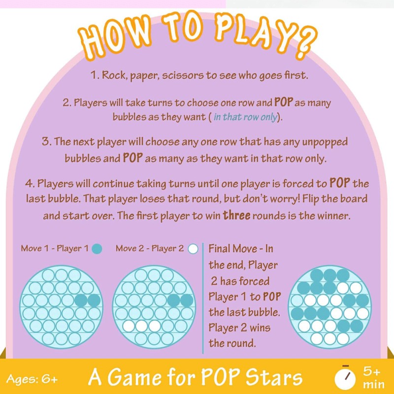 Pop-It Fidget Toys Géant