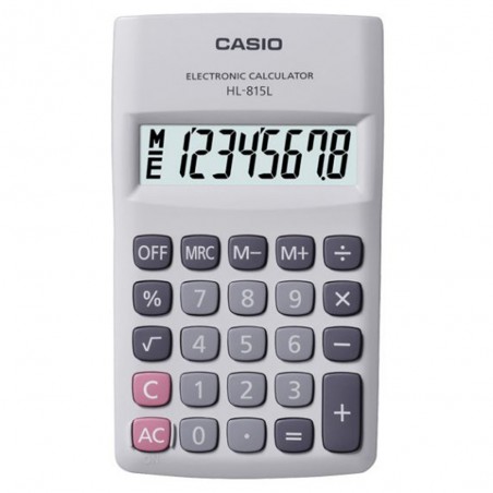 Calculatrice de Poche/Bureau Casio HL-815L-WE 8 Chiffres