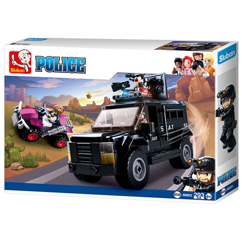 Camion Blindé SWAT Sluban - Réf.M38-B0653 thumbnail