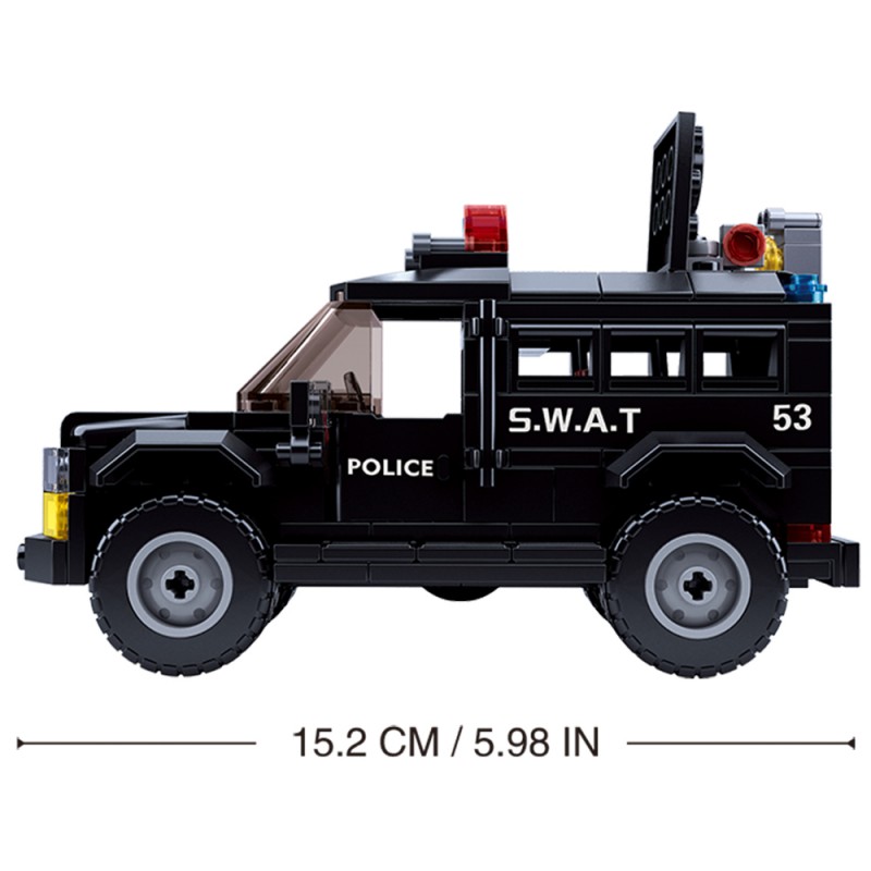 Camion Blindé SWAT Sluban - Réf.M38-B0653 thumbnail