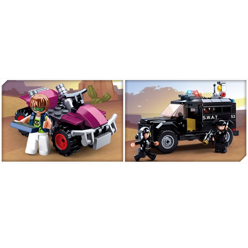 Camion Blindé SWAT Sluban - Réf.M38-B0653 thumbnail
