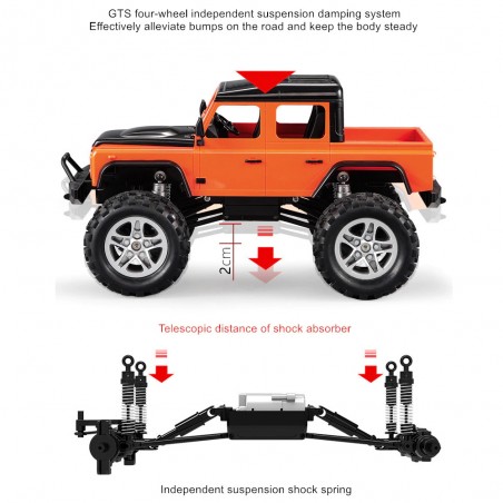 Land Rover Defender D110 R/C Télécommandé - DoubleE E332