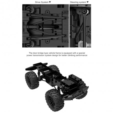 Land Rover Defender D110 R/C Télécommandé - DoubleE E332