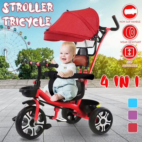 Tricycle Trotteur 4en1