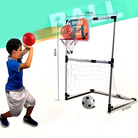 Kit Sport Series 2en1 Basket & Football - Réf.859