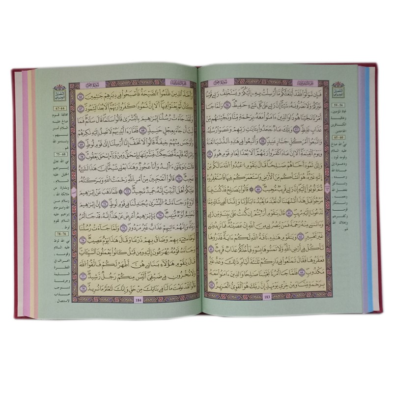 مصحف مع التفصيل الموضوعي برواية قالون عن نافع