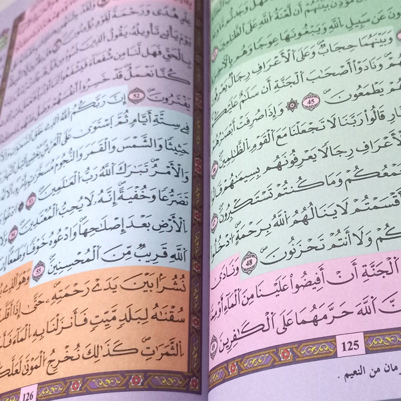 مصحف مع التفصيل الموضوعي برواية قالون عن نافع