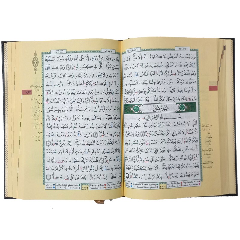 مصحف التجويد لدار المعرفة برواية ورش عن نافع مع فهرس مواضيع القرآن