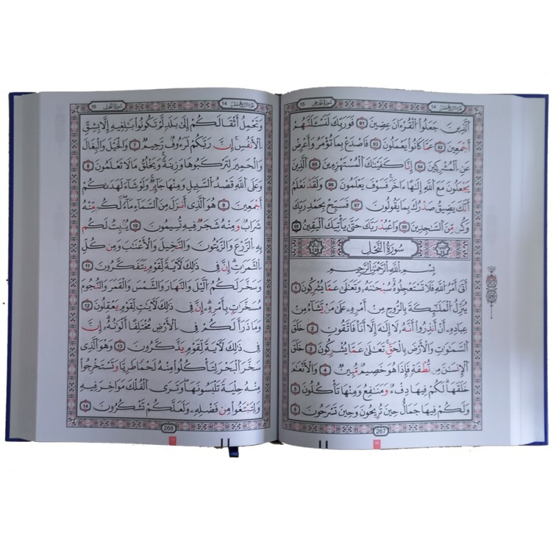المصحف المعلم برواية قالون عن نافع مع قواعد الترتيل