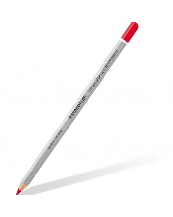 Crayon Marqueur à Sec Lumocolor Non Permanent, Rouge - Staedtler