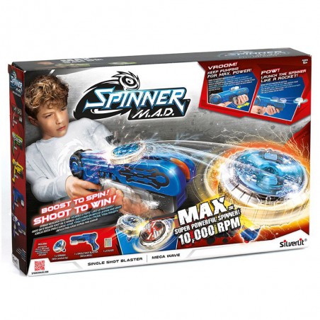 Toupie Spinner M.A.D Single Shot Blaster - Silverlit