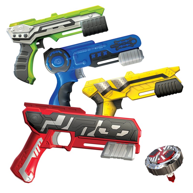 Toupie Spinner M.A.D Single Shot Blaster - Silverlit Couleur Rouge