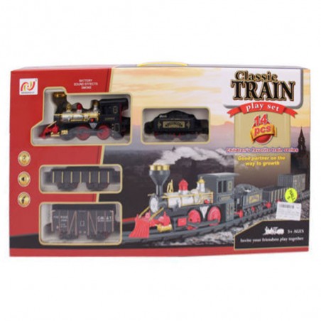 Train Classique sur Circuit 14pcs