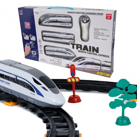 Train Express sur Circuit avec Télécommande 39pcs