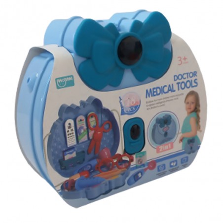 Boite Docteur Outils Médicaux 2en1 18pcs