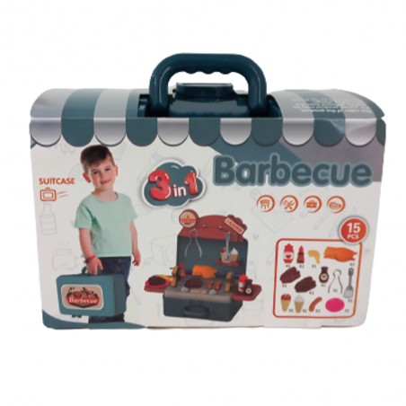 Valise 3en1 Barbecue 15pcs