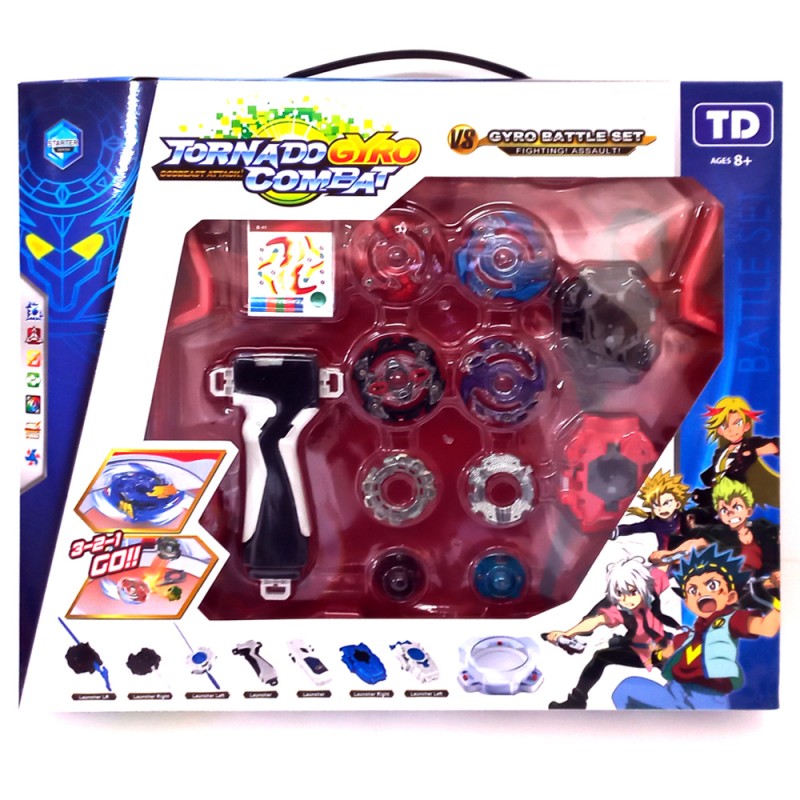 Toupie Coffret BeyBlade Tornado Gyro Combat + Plateau de jeu