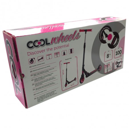 Trottinette Pliable Cool Wheels Pink