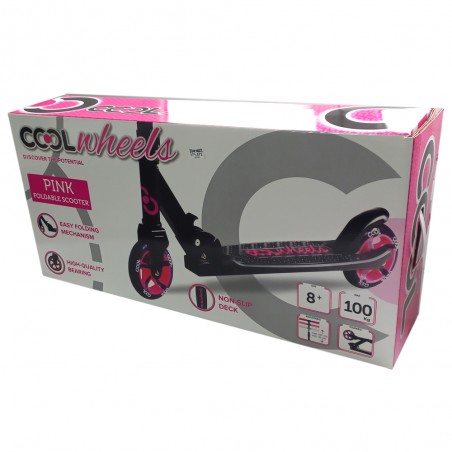 Trottinette Pliable Cool Wheels Pink