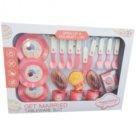 Happy kitchen Get married table whare suit