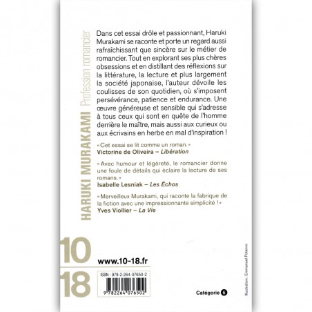 Profession Romancier - Haruki Murakami