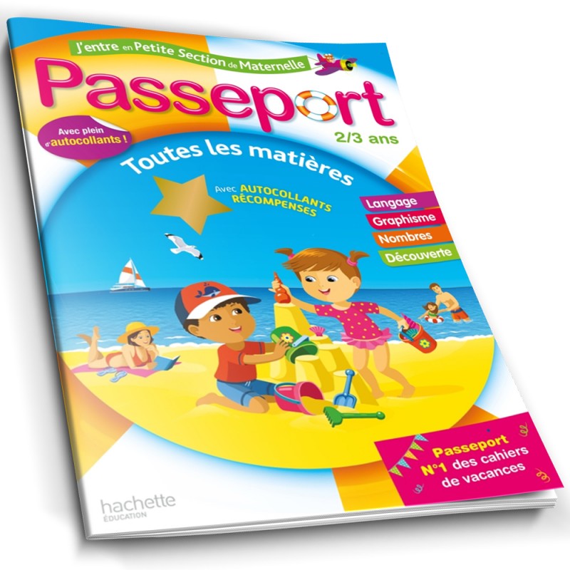 PASSEPORT - J'entre en Petite Section (2/3 ans) - Cahier de Vacances 2022