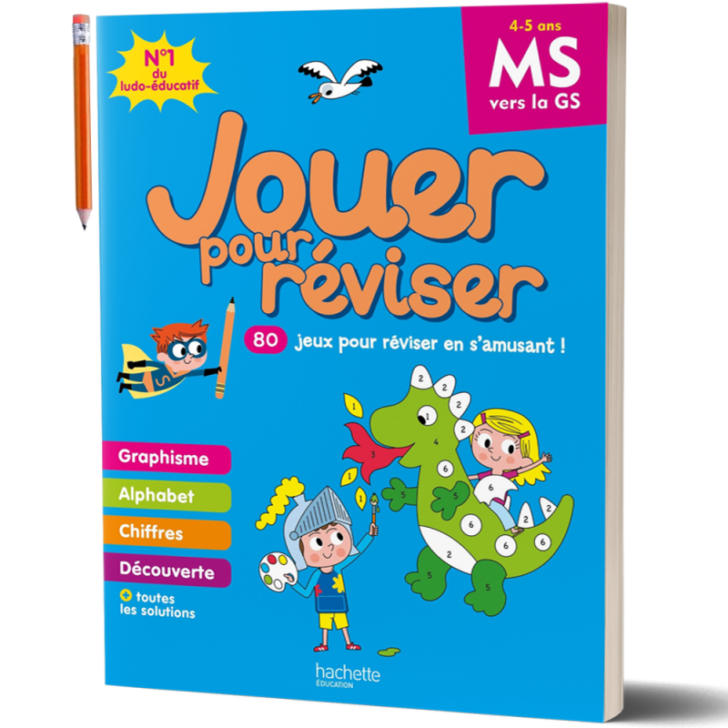 JOUER POUR REVISER - De la Moyenne à la Grande Section (4-5 ans) - Cahier de Vacances 2022