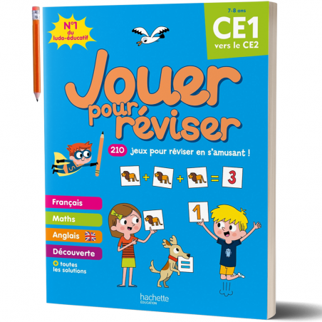 JOUER POUR REVISER - Du CE1 au CE2 (7-8 ans) - Cahier de Vacances 2022
