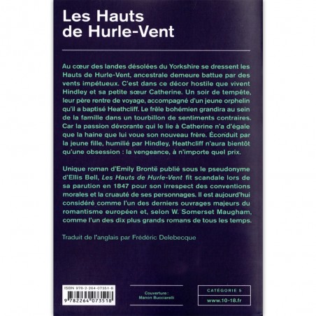 Les Hauts de Hurle-Vent - Emily Bronte
