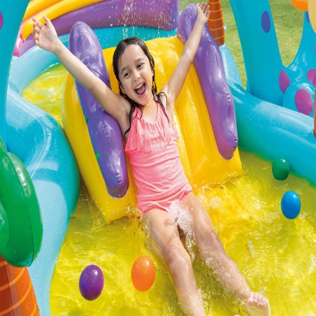 Aire De Jeux Gonflable Dinoland - Intex