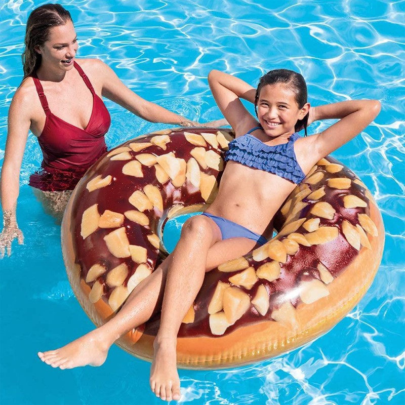 Bouée Gonflable Intex Donut Noisette 115cm