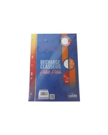 FEUILLES CLASSEUR A4 60G YAMAMA PATATI PATATA 50F