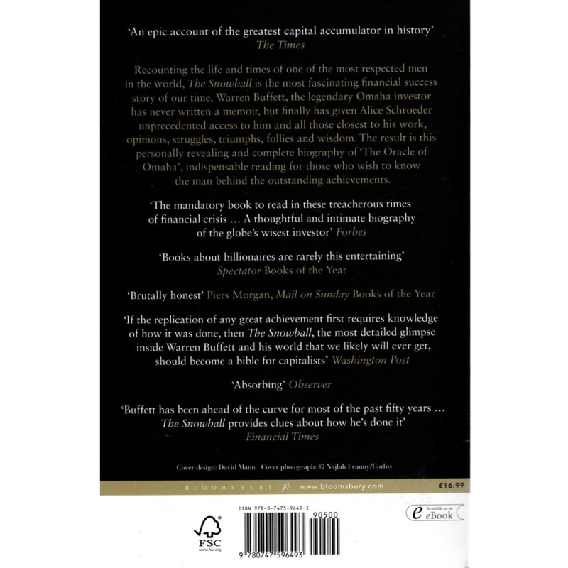 The Snowball, Warren Buffet and the Business of Life - Alice Schroeder