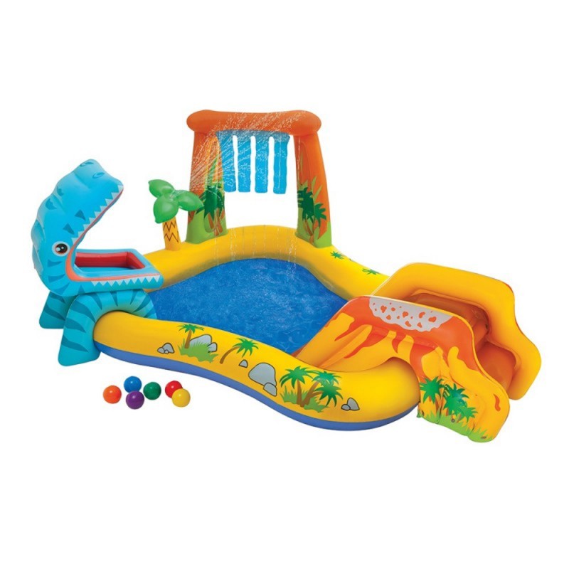 Aire de Jeux Gonflable Jurassic - Intex