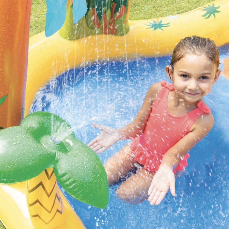 Aire de Jeux Gonflable Jurassic - Intex