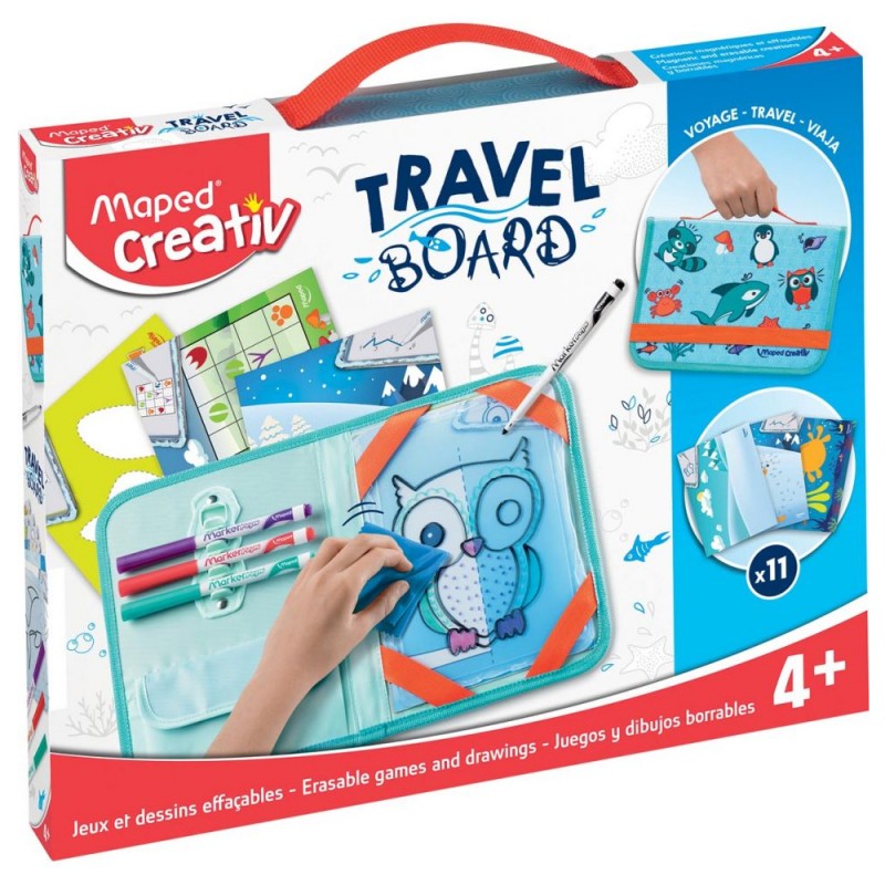 Jeux et Dessins Effaçables, Travel Board - Maped Creativ