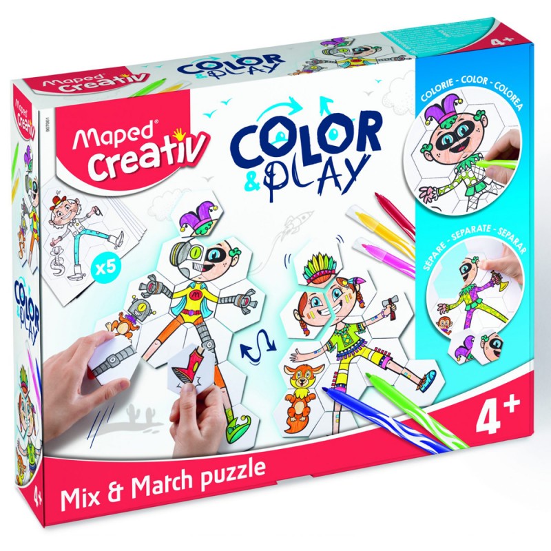 Puzzle à Créer, Mix & Match Puzzle - Maped Creativ