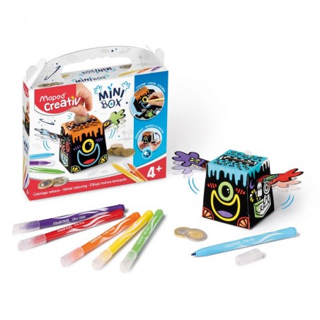 Coloriage Velours, Mini Box - Maped Creativ