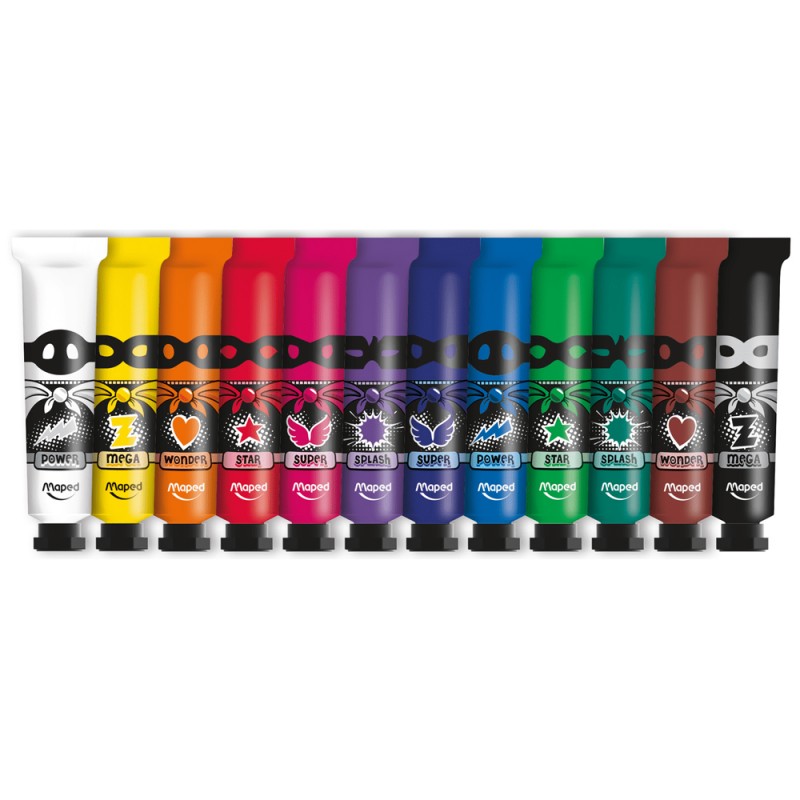 Gouache Super Pigmenté Color'Peps 12x12ml - Maped