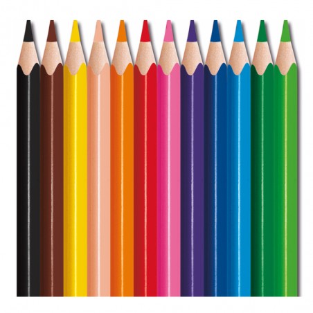Crayons Couleur Risine Mini Color'Peps Strong 12pcs - Maped