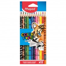Crayons Couleurs Color'Peps Animals 12pcs - Maped