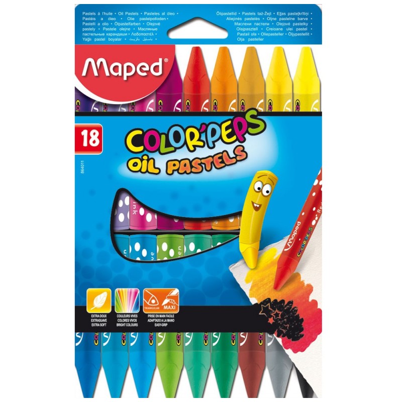 Pastels à l'Huile Color'Peps 18pcs - Maped