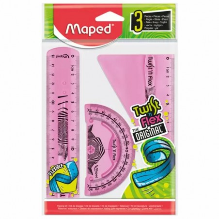 Kit de Traçage Twist'n Flex 3pcs 15cm Maped - Réf.895024