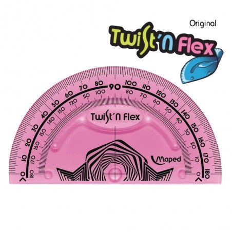 Rapporteur Souple Twist'n Flex 180° 10cm Maped - Réf.279810
