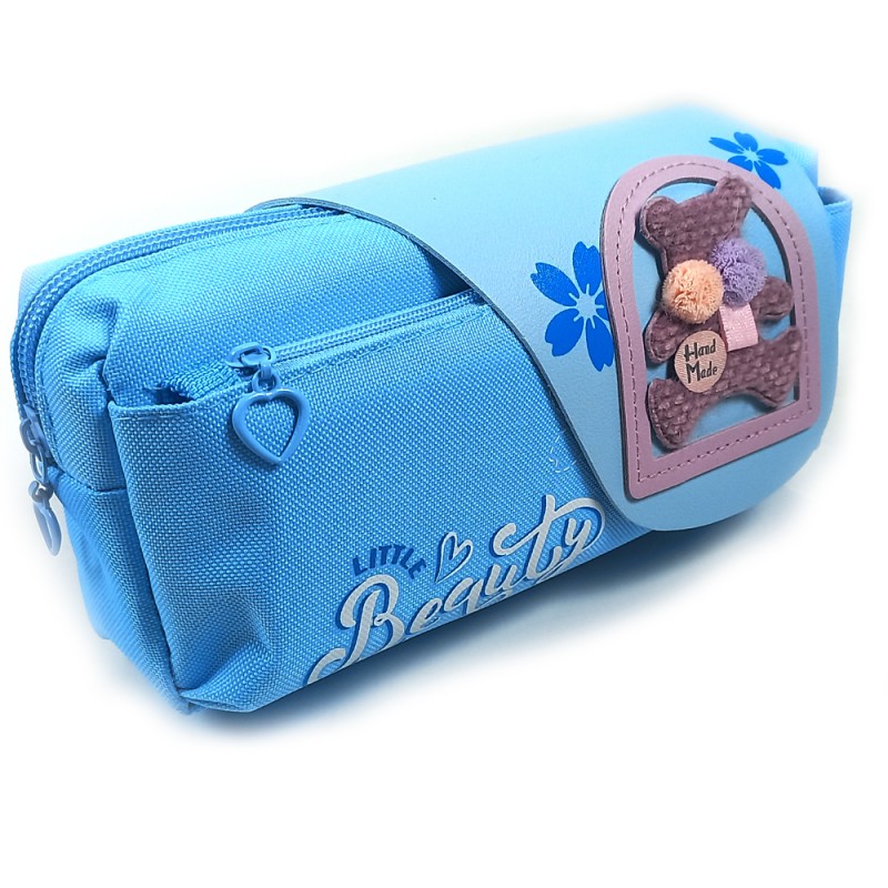 Trousse Scolaire XRS Little Beauty 3C Bleu - Réf.9902