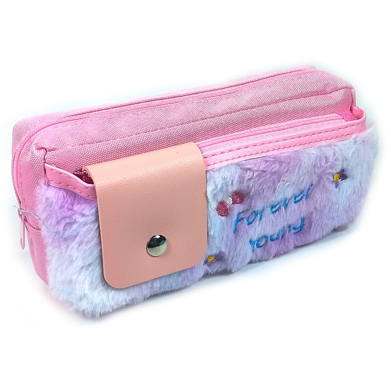 Trousse Scolaire XRS Forever Young 2C Rose - Réf.9937