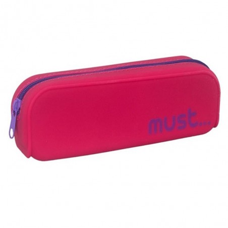 Trousse Silicone Must Rouge Uni - Réf.584016