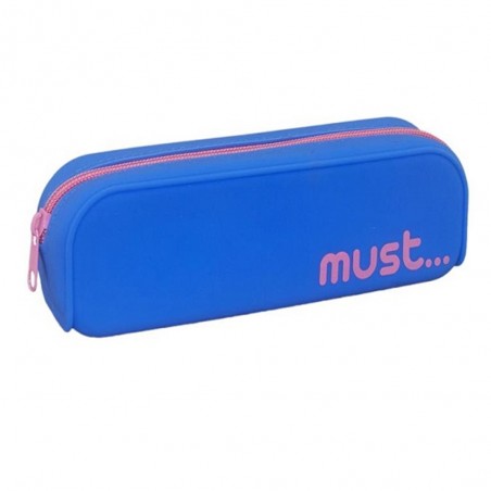 Trousse Silicone Must Bleu Uni - Réf.584016