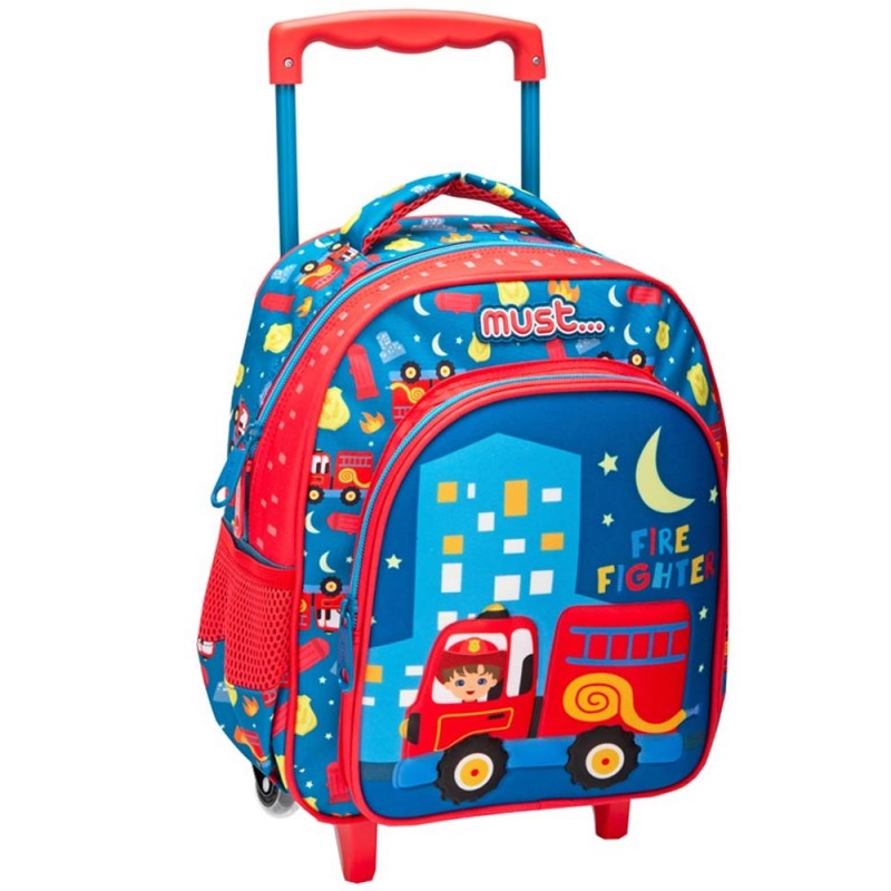 Sac a Dos a Roulettes Trolley MUST Pompier Ref.584506 Trolley Sac a dos a Roulettes chez Alkirtas Tunisie
