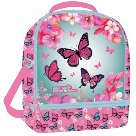 Porte Goûter Isothermique MUST Butterfly 2 Pochettes - Réf.584720
